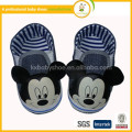 2015 zapatos al por mayor vendedores calientes encantadores de los mocasines del bebé del mickey encantador